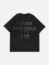Inverted Cross Print Tee